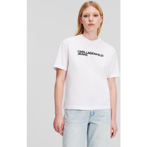 Klj Logo T-shirt, Woman, , Size: XS - Karl Lagerfeld - Modalova