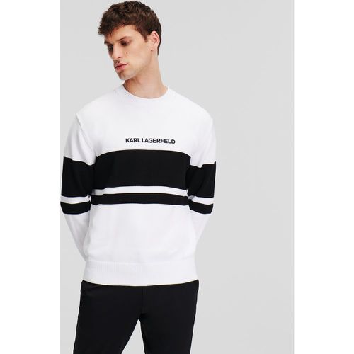 Rib-knit Sweater, Man, , Size: M - Karl Lagerfeld - Modalova