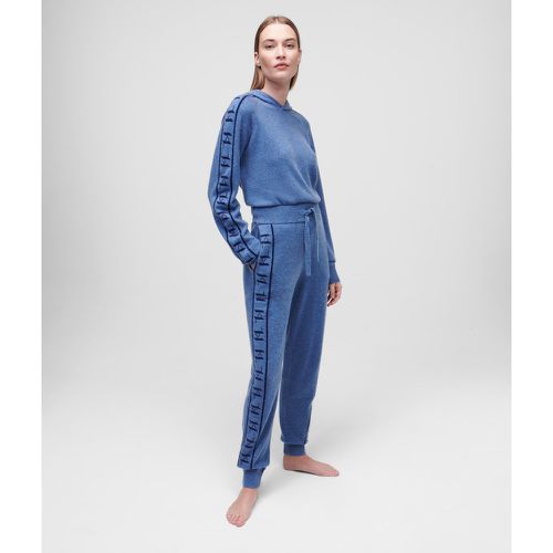 Cashmere Kl Monogram Jacquard Sweatpants, Woman, /, Size: S - Karl Lagerfeld - Modalova