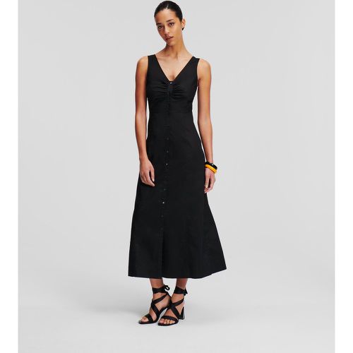 Button-down Maxi Dress, Woman, , Size: 38 - Karl Lagerfeld - Modalova