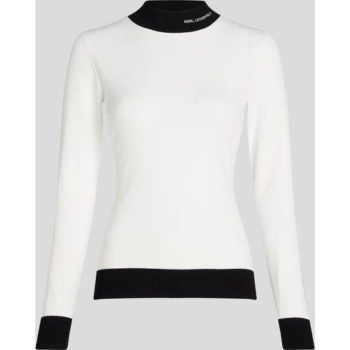 Karl Logo Turtleneck Sweater, Woman, /, Size: L - Karl Lagerfeld - Modalova