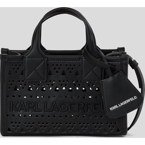 K/skuare Small Perforated Tote Bag, Woman, , Size: One size - Karl Lagerfeld - Modalova