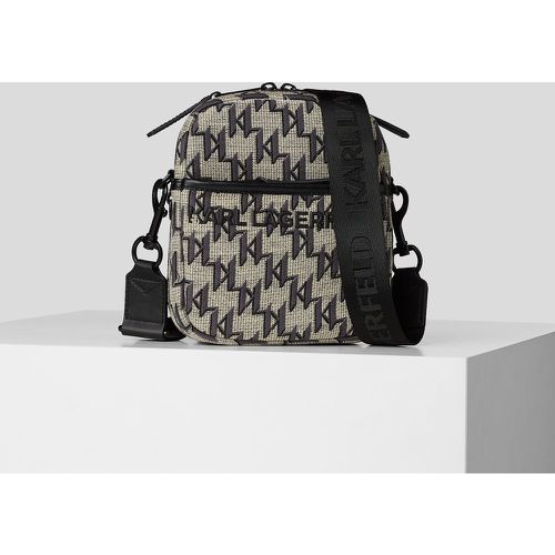 K/monogram Crossbody Bag, Man, , Size: One size - Karl Lagerfeld - Modalova