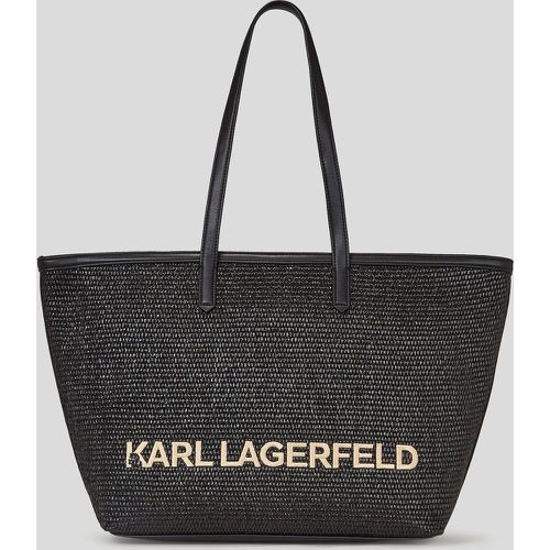 K/essential Raffia Tote Bag, Woman, , Size: One size - Karl Lagerfeld - Modalova