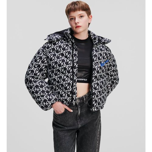 Klj Monogram Puffer Jacket, Woman, , Size: XS - KL Jeans - Modalova