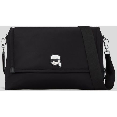Ikon Nylon Large Crossbody Bag, Woman, , Size: One size - Karl Lagerfeld - Modalova