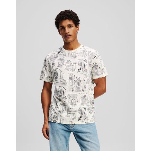 T-shirt À Imprimé Intégral Kl X Jorge Parra, , , Taille: L - Karl Lagerfeld - Modalova