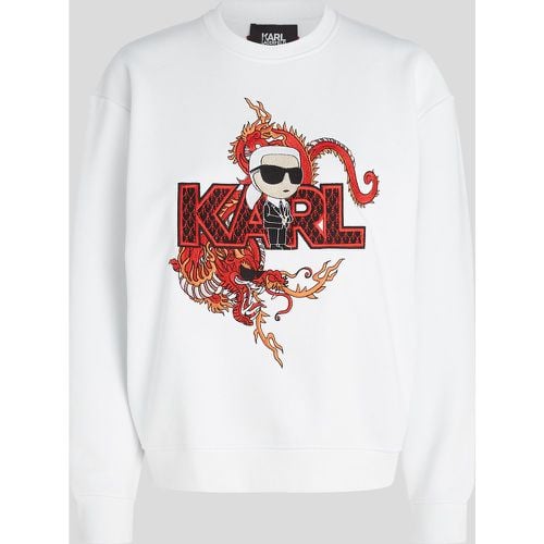 Ikon Lunar New Year Sweatshirt, Woman, , Size: L - Karl Lagerfeld - Modalova