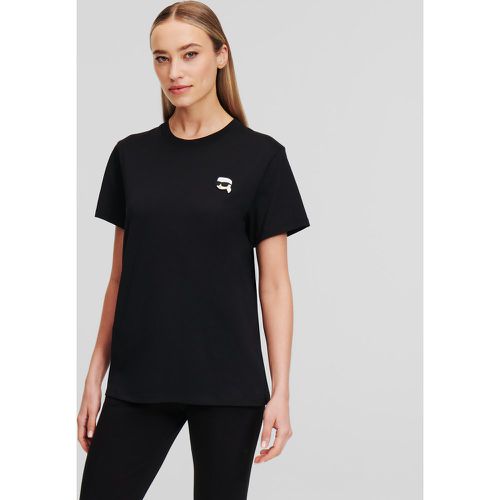 K/ikonik Patch T-shirt, Woman, , Size: XS - Karl Lagerfeld - Modalova