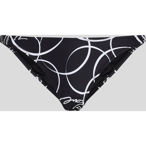 Circle Print Brazilian Bikini Bottoms, Woman, /, Size: XS - Karl Lagerfeld - Modalova