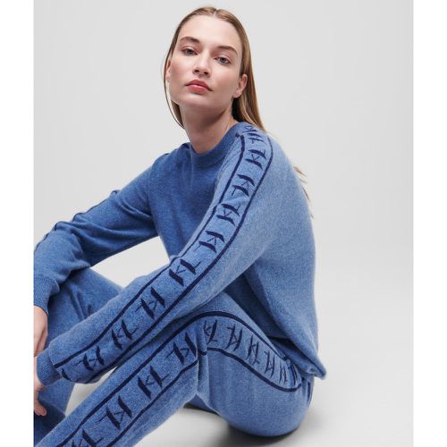 Cashmere Kl Monogram Jacquard Sweater, Woman, /, Size: M - Karl Lagerfeld - Modalova