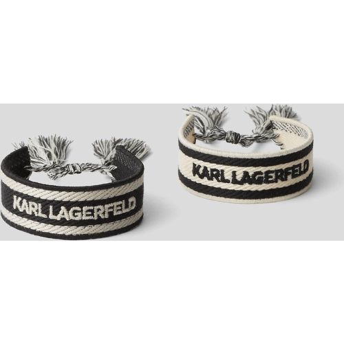 K/essential Woven Bracelet – 2 Pack, Woman, , Size: One size - Karl Lagerfeld - Modalova