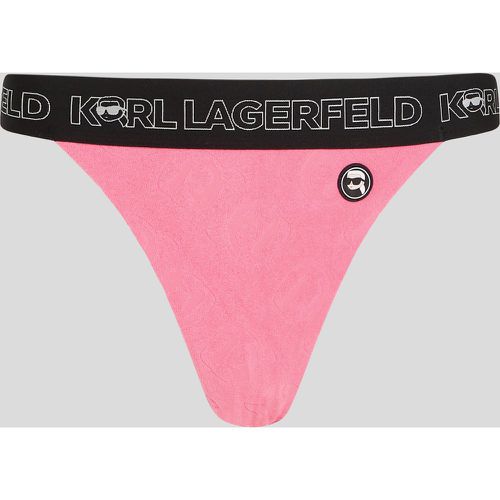 K/ikonik Toweling Bikini Bottoms, Woman, , Size: XL - Karl Lagerfeld - Modalova