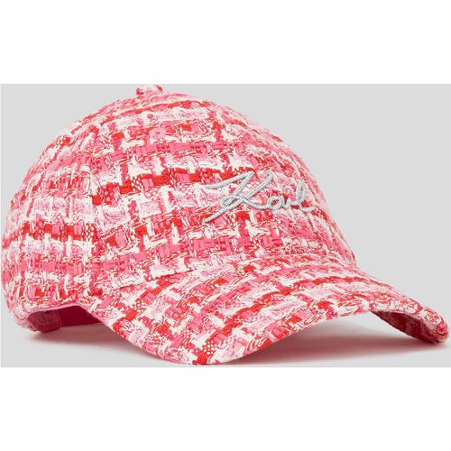 K/signature Bouclé Cap, Woman, , Size: One size - Karl Lagerfeld - Modalova