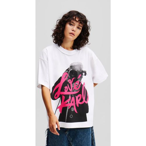 Klj X Atelier Reservé Print T-shirt, Woman, , Size: L - Karl Lagerfeld - Modalova