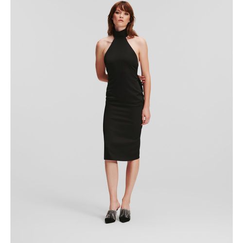 Ruffle Halter Dress Handpicked By Hun Kim, Woman, , Size: 42 - Karl Lagerfeld - Modalova