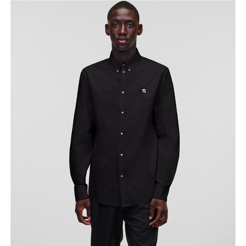 Karl Ikon Poplin Shirt, Man, , Size: XS - Karl Lagerfeld - Modalova