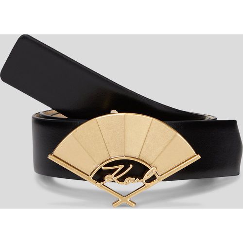 K/signature Fan Medium Belt, Woman, , Size: 75 - Karl Lagerfeld - Modalova