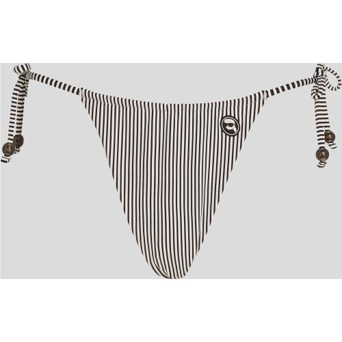 Bas De Bikini String À Rayures Ikon, , -, Taille: L - Karl Lagerfeld - Modalova