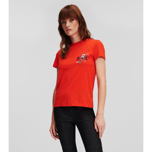 K/ikonik Lunar New Year T-shirt, Woman, , Size: L - Karl Lagerfeld - Modalova