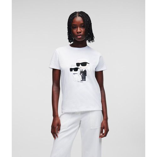 Karl Ikonik Karl & Choupette T-shirt, Woman, , Size: XS - Karl Lagerfeld - Modalova
