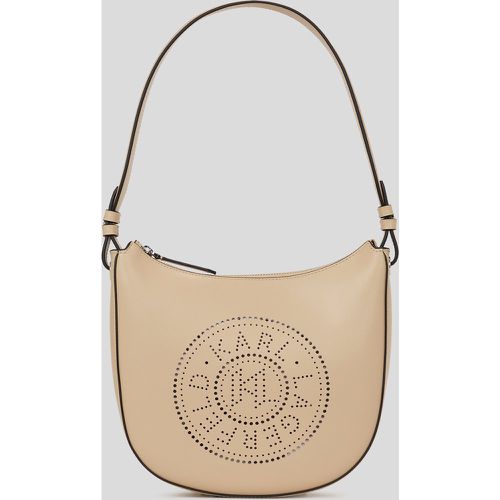 K/circle Perforated Moon Shoulder Bag, Woman, , Size: One size - Karl Lagerfeld - Modalova