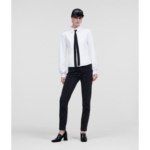 Essential Karl Shirt And Tie, Woman, , Size: L - Karl Lagerfeld - Modalova