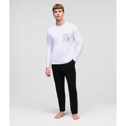 K/ikonik Long-sleeved Pajama Set, Man, /, Size: S - Karl Lagerfeld - Modalova