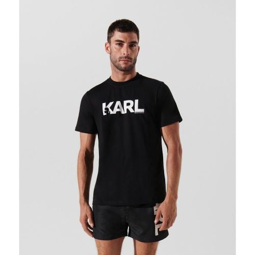 Karl Logo Beach T-shirt, Man, /, Size: L - Karl Lagerfeld - Modalova