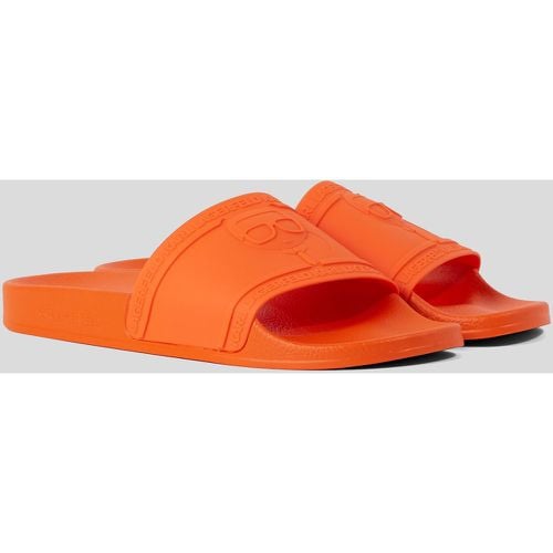 Kondo Ikonic Relief Slides, Man, , Size: 40 - Karl Lagerfeld - Modalova