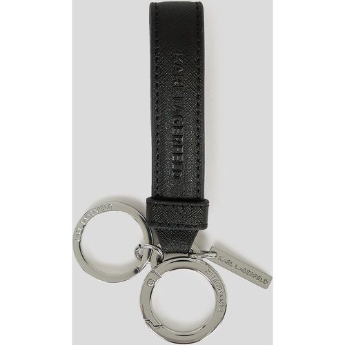 K/essential Leather Keychain, Man, , Size: One size - Karl Lagerfeld - Modalova