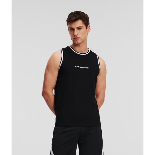 Sleeveless Crew Neck T-shirt, Man, , Size: L - Karl Lagerfeld - Modalova