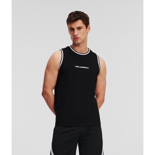 Sleeveless Crew Neck T-shirt, Man, , Size: XL - Karl Lagerfeld - Modalova