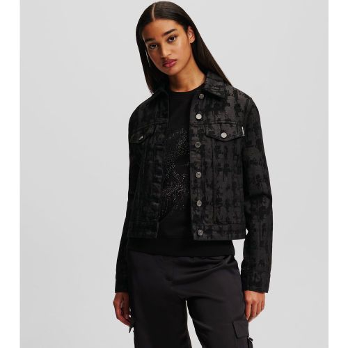 Kameo Denim Jacket, Woman, , Size: L - Karl Lagerfeld - Modalova