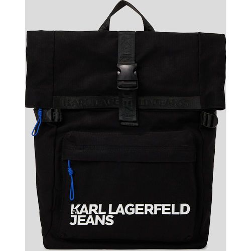 Klj Utility Roll-top Backpack, Man, , Size: One size - Karl Lagerfeld - Modalova