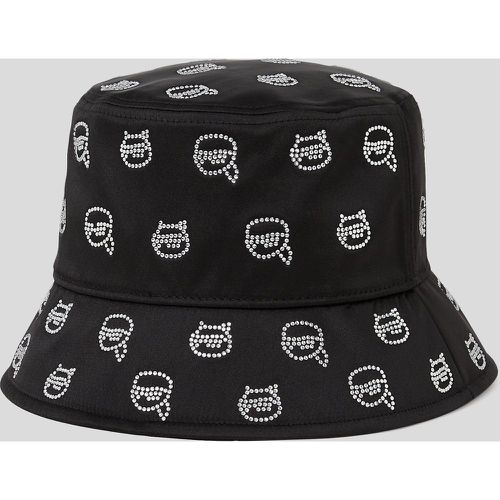 Ikon Rhinestone Bucket Hat, Woman, /, Size: One size - Karl Lagerfeld - Modalova