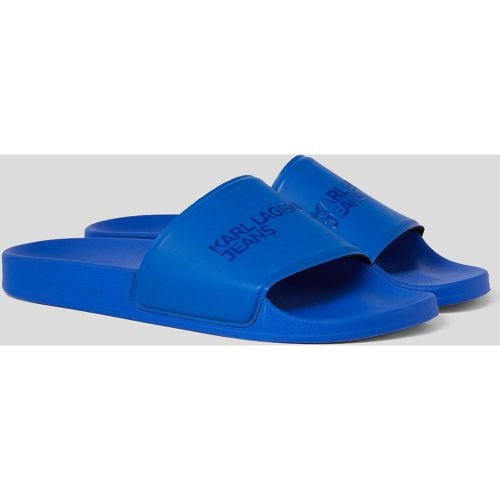 Klj Kondo Logo Slides, Man, , Size: 43 - KL Jeans - Modalova