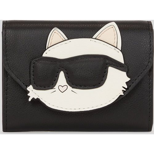 K/ikonik Leather Choupette Wallet, Woman, , Size: One size - Karl Lagerfeld - Modalova