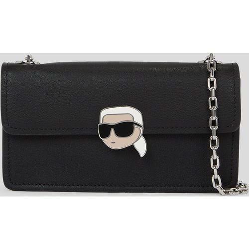 Ikon Leather Pouch, Woman, , Size: One size - Karl Lagerfeld - Modalova