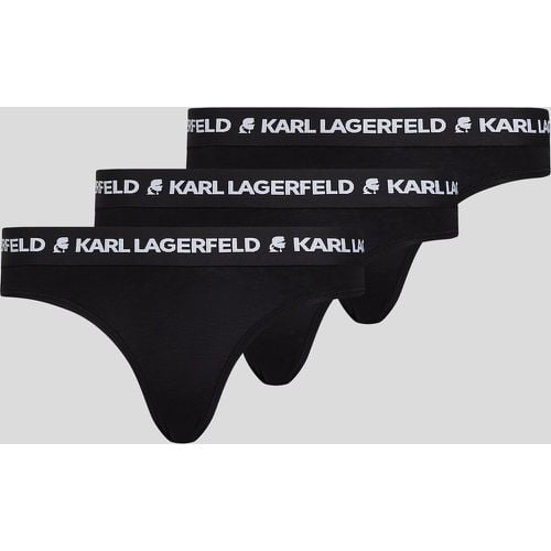 Karl Logo Briefs – 3-pack, Woman, , Size: XL - Karl Lagerfeld - Modalova