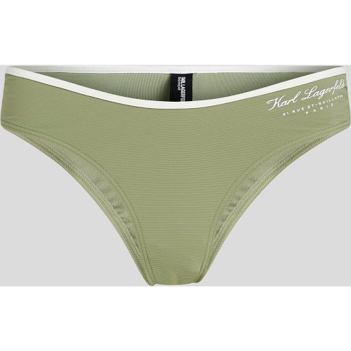 Bas De Bikini Taille Haute Hotel Karl, , , Taille: L - Karl Lagerfeld - Modalova