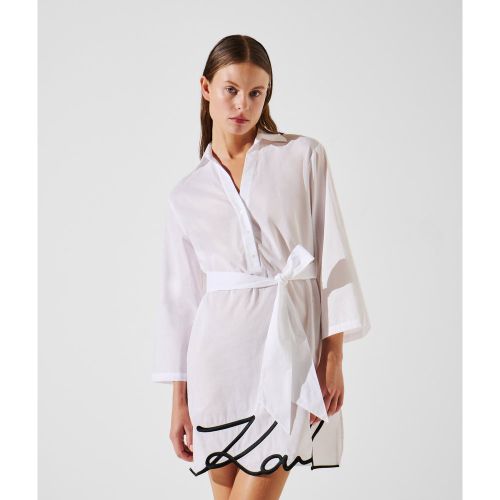 Robe-chemise De Plage K/signature, , , Taille: L - Karl Lagerfeld - Modalova