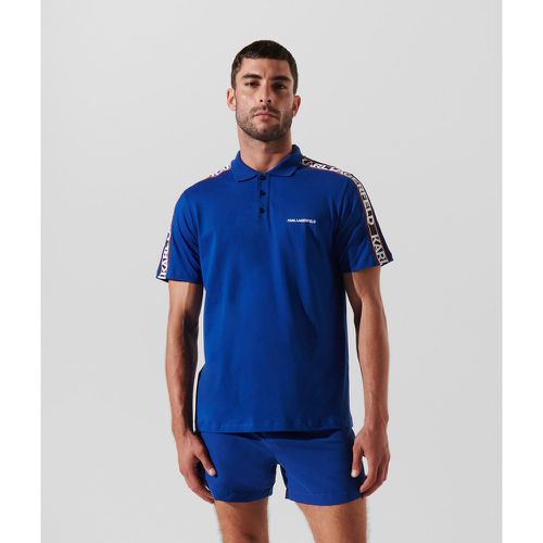 Karl Logo Beach Polo Shirt, Man, , Size: XS - Karl Lagerfeld - Modalova