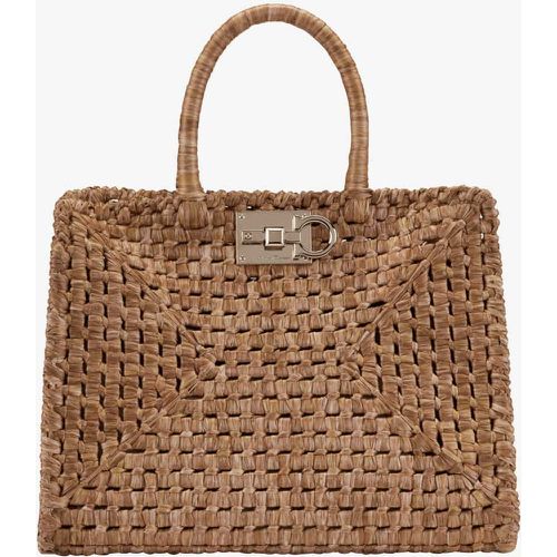 The Studio Basket Henkeltasche | Damen - Ferragamo - Modalova