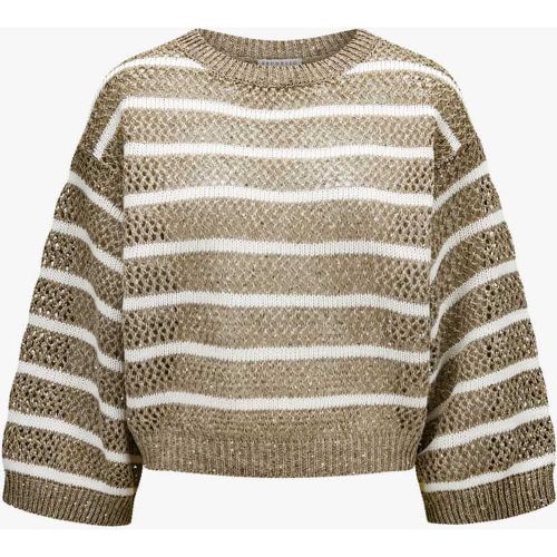 Leinen-Pullover | Damen - BRUNELLO CUCINELLI - Modalova