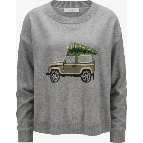 Cashmere Weihnachtspullover Geländewagen - LODENFREY - Modalova