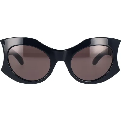 Hourglass Runde Sonnenbrille,Stylische Sonnenbrille mit Bb0256S Design - Balenciaga - Modalova