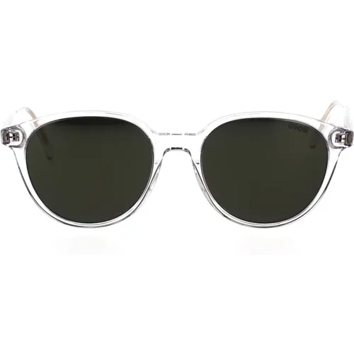 Runde minimalistische Sonnenbrille mit verspiegelten Gläsern - Dior - Modalova