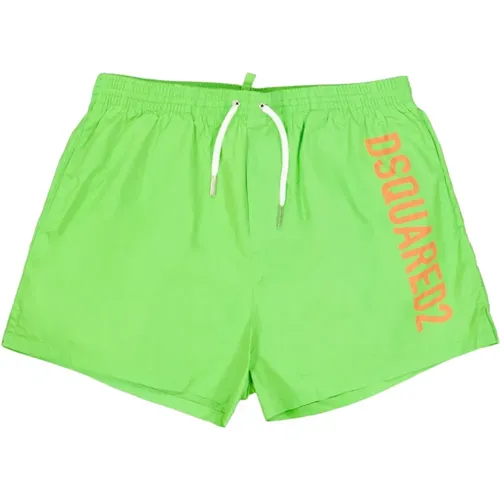 Logo Swim Shorts , male, Sizes: L, XL, XS, M, S - Dsquared2 - Modalova
