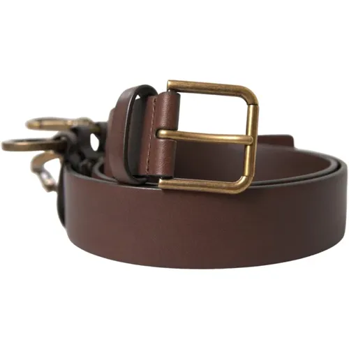 Belts , Herren, Größe: 110 CM - Dolce & Gabbana - Modalova